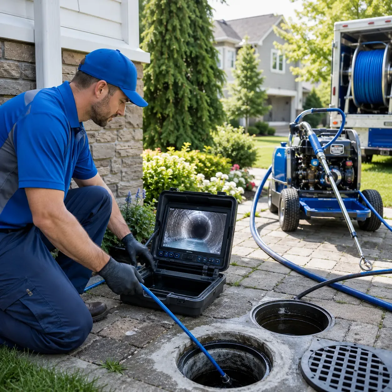 Outdoor drain cleaning professionals serving Long Beach, NY